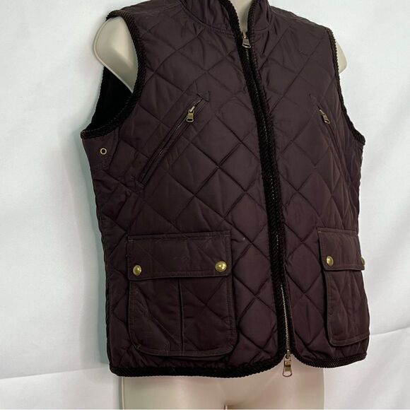 Lauren Jeans Company Brown Quilted Vest - Picture 4 of 16